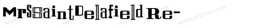 MrsSaintDelafield Re字体转换